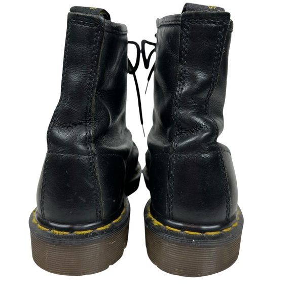 Dr. Doc Martens 1460 Made in England Black Leather Lace Up Boots - Picture 7 of 14